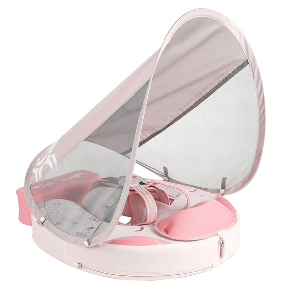 Mambobaby Air-Free Foldable Chest Float with Flat Canopy
