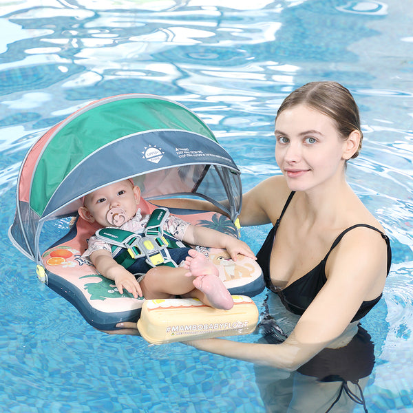Mambobaby Air-Free Florida Chest Float with 3D Canopy