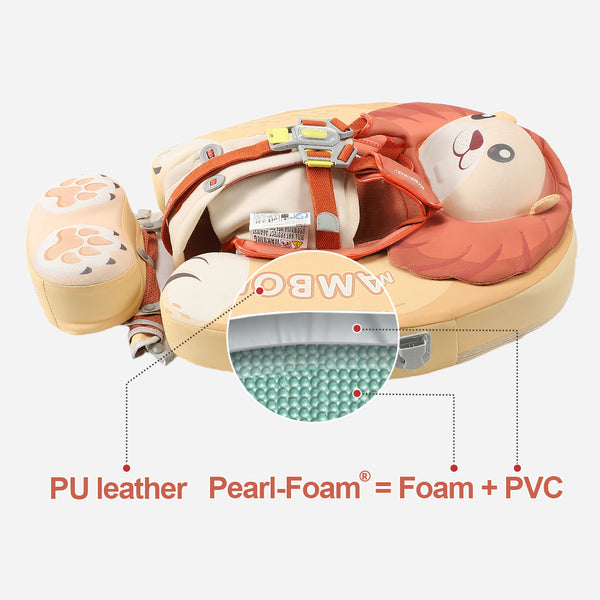 Mambobaby Air-Free Lion Chest Float with Full-Coverage