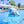 Load image into Gallery viewer, Mambobaby Air-Free Rainbow Chest Float with 3D Canopy

