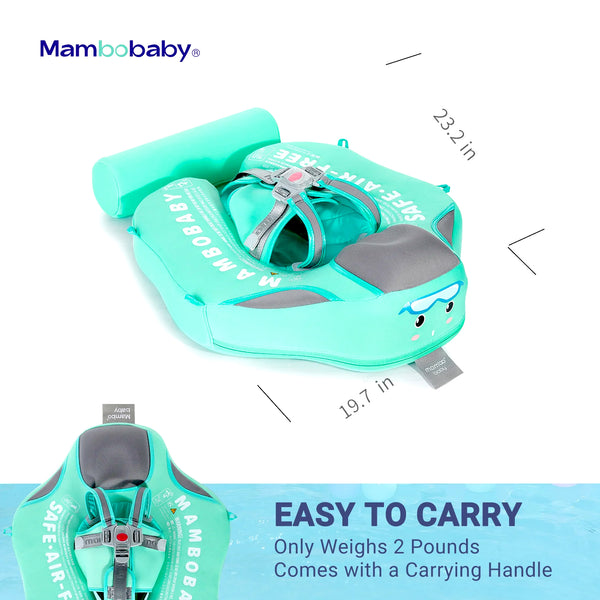 Mambobaby Air-Free Deluxe Chest Float with Flat Canopy