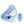 Load image into Gallery viewer, Mambobaby Pool Float with Canopy and Tail  Shark blue
