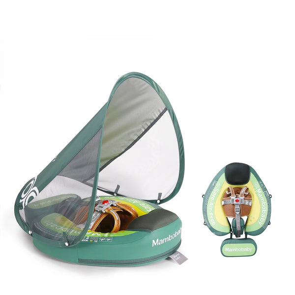 Mambobaby Air-Free Avocado Chest Float with Flat Canopy