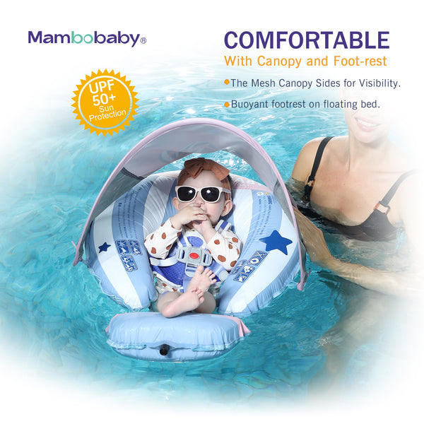 Mambobaby Self-Inflating Hot Air Balloon Chest Float with Flat Canopy