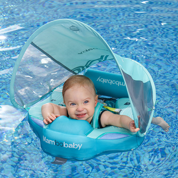 Mambobaby Air-Free Contrasting Theme Chest Float with Flat Canopy